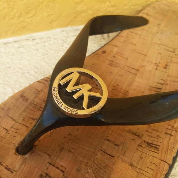 KORS Michael Kors Shoes - MICHAEL KORS Cork Flat Thong Sandals Size 6-7